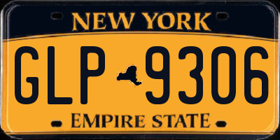 NY license plate GLP9306