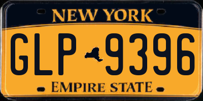 NY license plate GLP9396