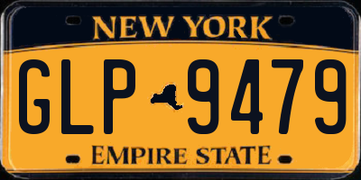 NY license plate GLP9479
