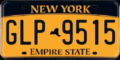 NY license plate GLP9515