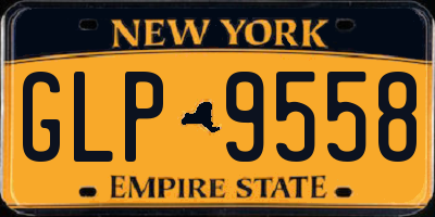 NY license plate GLP9558