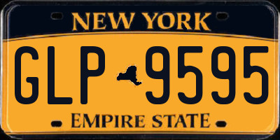 NY license plate GLP9595