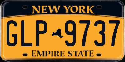 NY license plate GLP9737