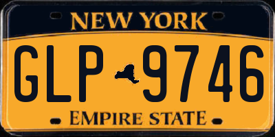 NY license plate GLP9746