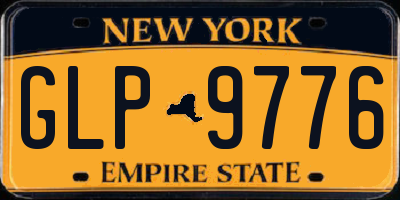 NY license plate GLP9776