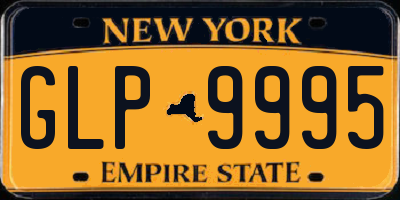 NY license plate GLP9995