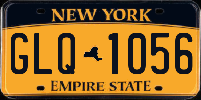 NY license plate GLQ1056