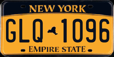 NY license plate GLQ1096