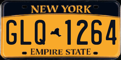 NY license plate GLQ1264