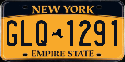 NY license plate GLQ1291