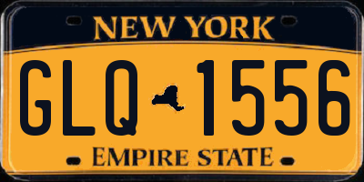 NY license plate GLQ1556