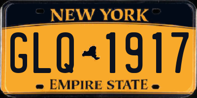 NY license plate GLQ1917