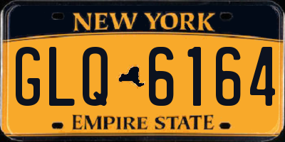 NY license plate GLQ6164