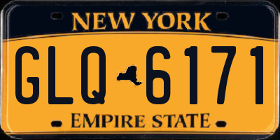 NY license plate GLQ6171