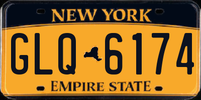 NY license plate GLQ6174