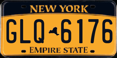 NY license plate GLQ6176