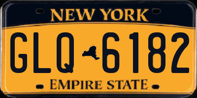 NY license plate GLQ6182
