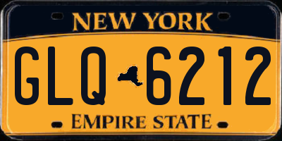 NY license plate GLQ6212