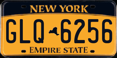 NY license plate GLQ6256