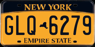 NY license plate GLQ6279