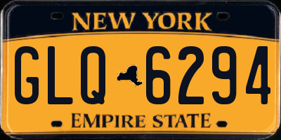 NY license plate GLQ6294
