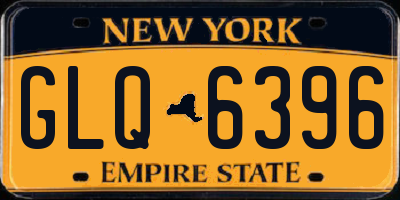 NY license plate GLQ6396
