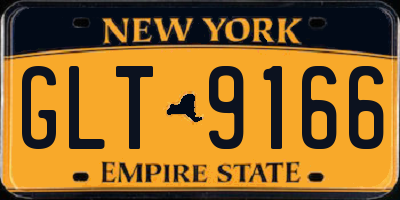 NY license plate GLT9166