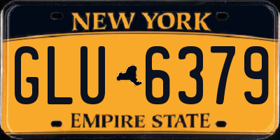 NY license plate GLU6379