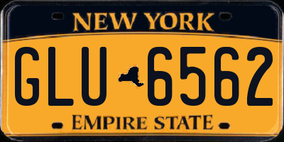 NY license plate GLU6562