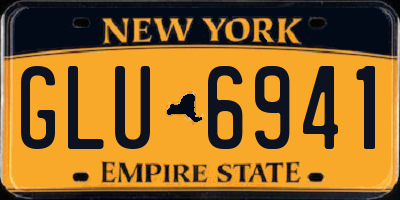NY license plate GLU6941