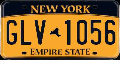 NY license plate GLV1056