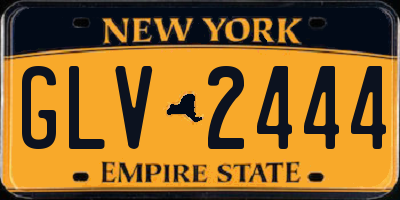 NY license plate GLV2444