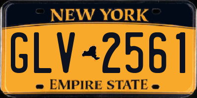 NY license plate GLV2561