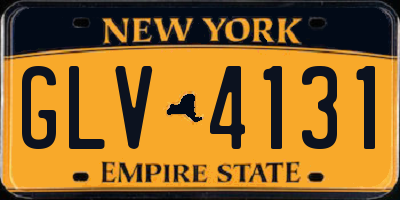 NY license plate GLV4131