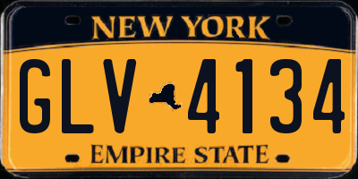 NY license plate GLV4134