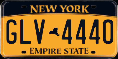 NY license plate GLV4440