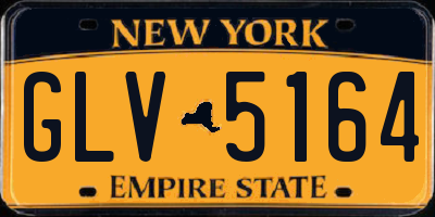 NY license plate GLV5164