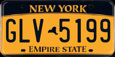 NY license plate GLV5199