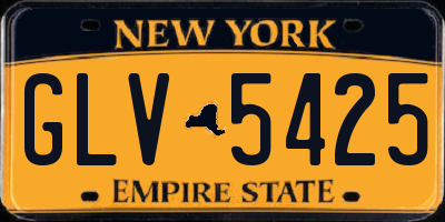 NY license plate GLV5425