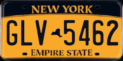 NY license plate GLV5462