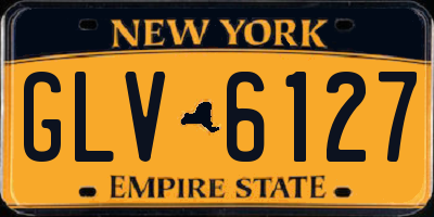 NY license plate GLV6127