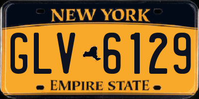NY license plate GLV6129