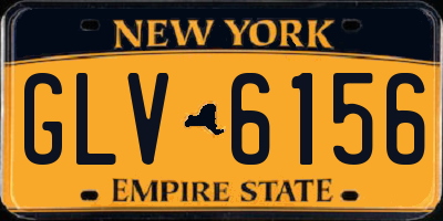 NY license plate GLV6156