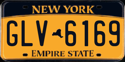 NY license plate GLV6169