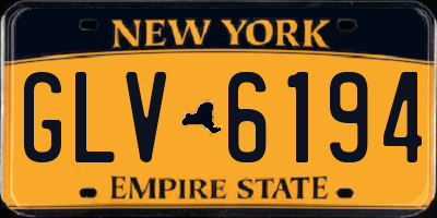 NY license plate GLV6194