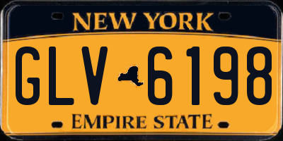 NY license plate GLV6198