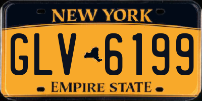 NY license plate GLV6199