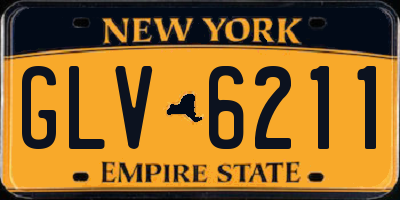 NY license plate GLV6211