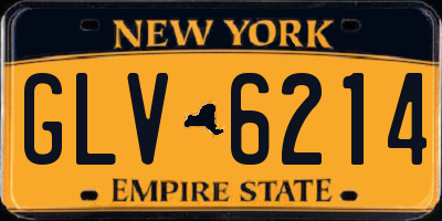 NY license plate GLV6214