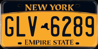 NY license plate GLV6289